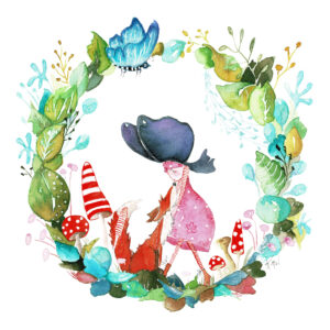 Carte carrée – Bulle de tendresse