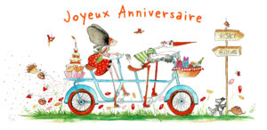 Carte panoramique – Joyeux anniversaire
