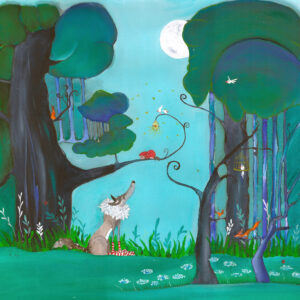 Chiffon à lunettes – Le loup à chaussettes