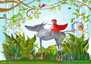Trousse A5 – Le loup à chaussettes