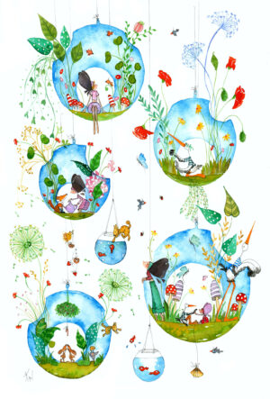 Carte double – Dans ma bulle