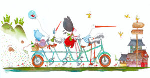 Carte panoramique – L’Alsace en tricycle