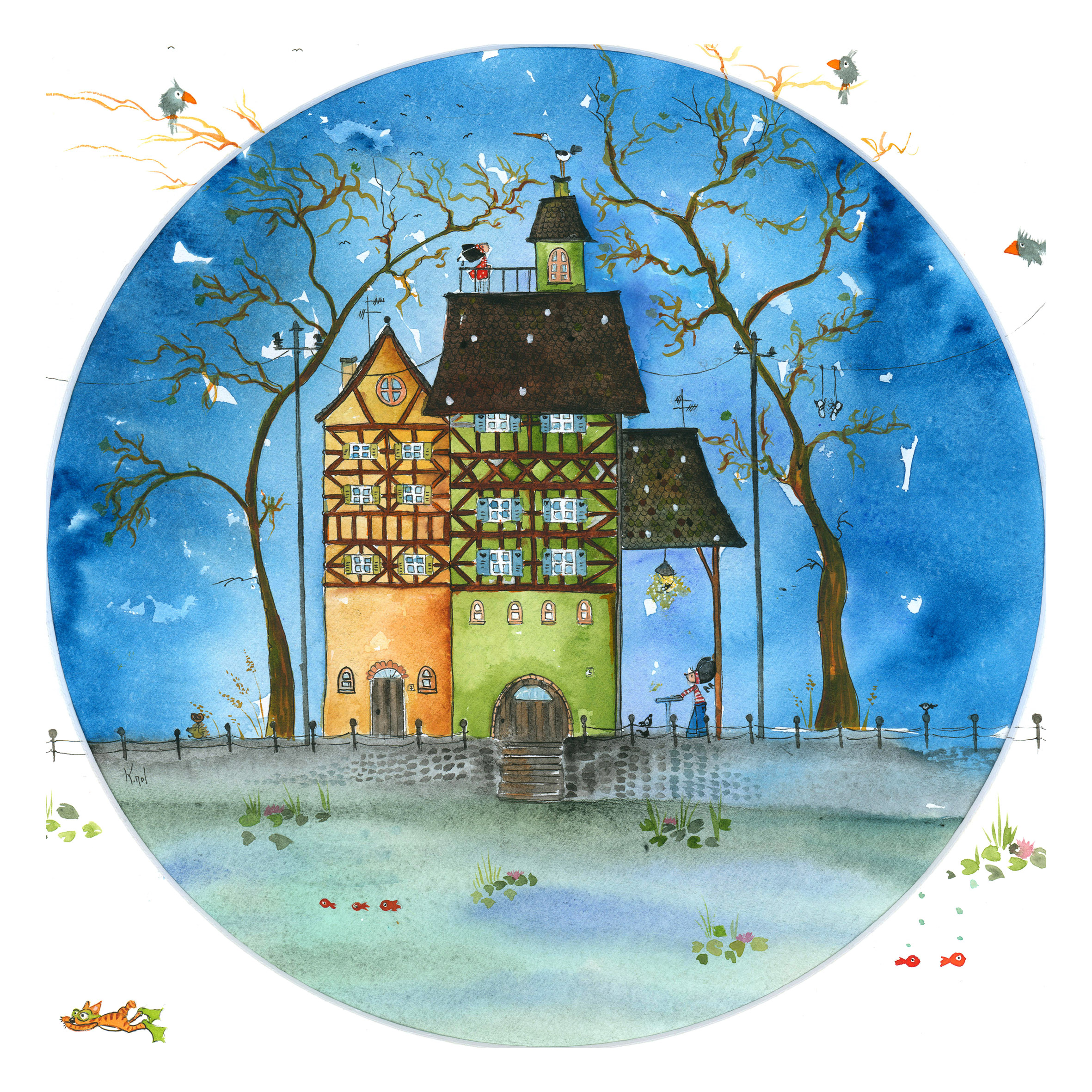la bulle bleue