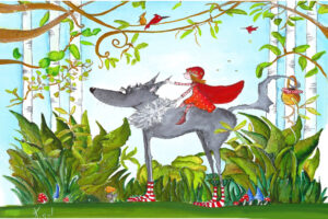 Poster – Le loup à chaussettes