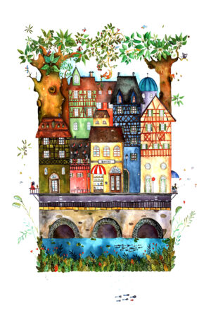 Carte double – Quelque part en Alsace
